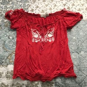 Vintage Havana embroidery top